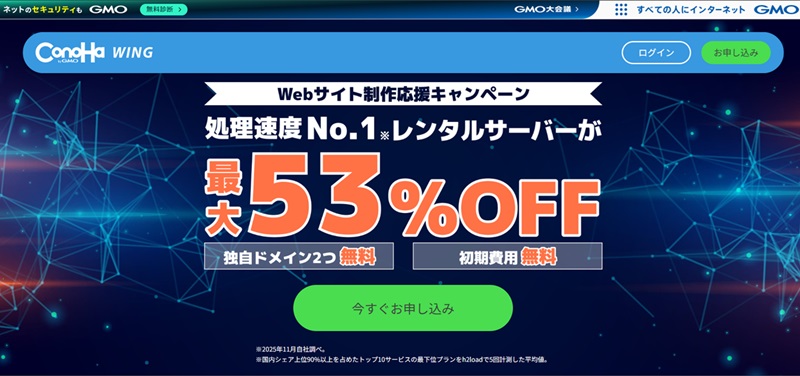 ConoHa WING、キャンペーン、2026年2月